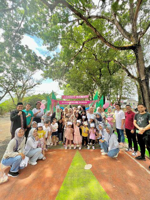 Garden area for nature exploration