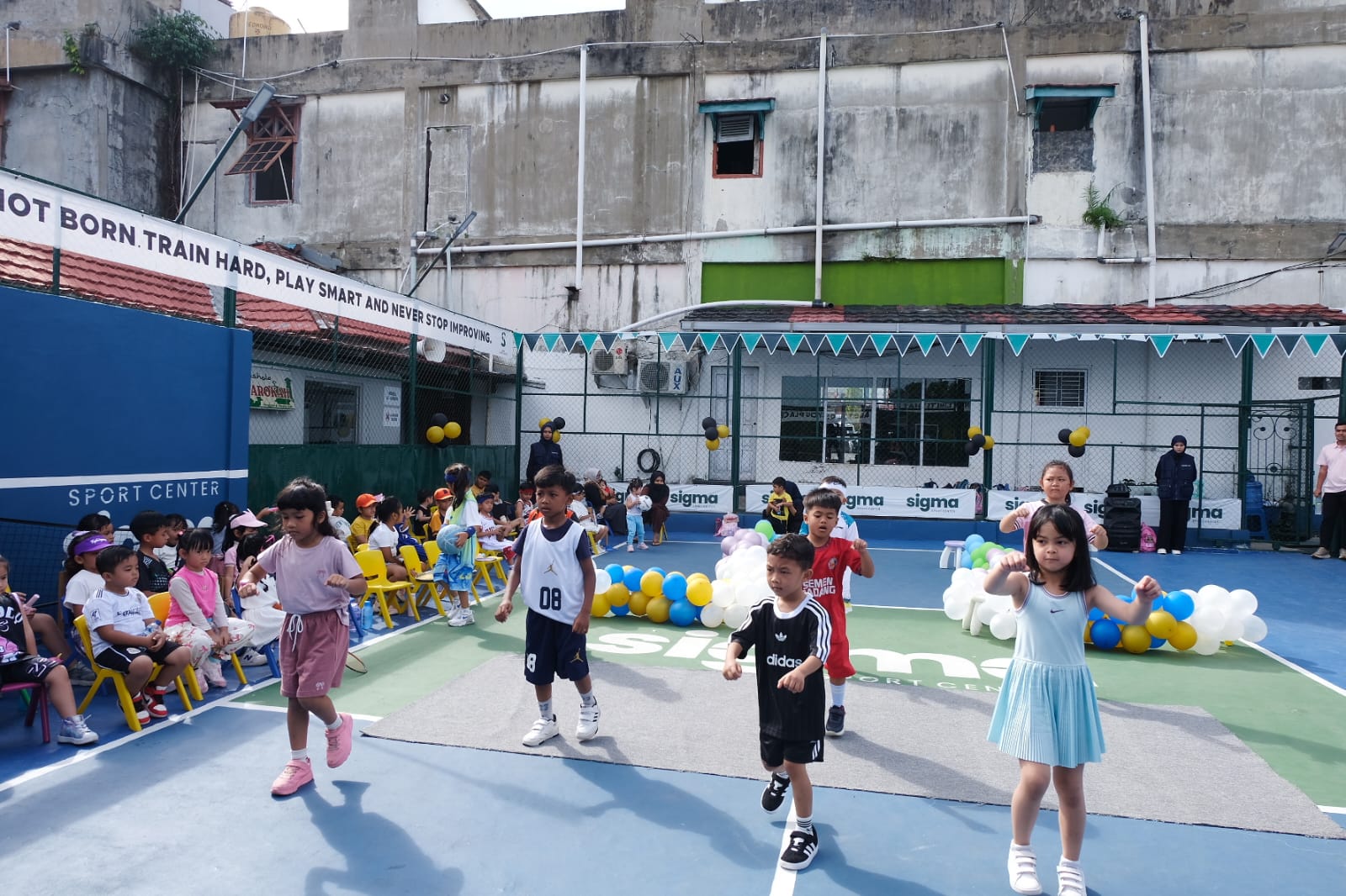 Fashion show activity with student performance